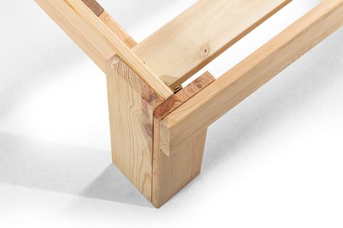 ALP SOFT VERNİKSİZ MASİF KARYOLA, 200X200