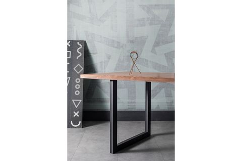 SAĞIROĞLU AHŞAP 6 KİŞİLİK YEMEK MASASI 80X180 MASA  6 TEL SANDALYE