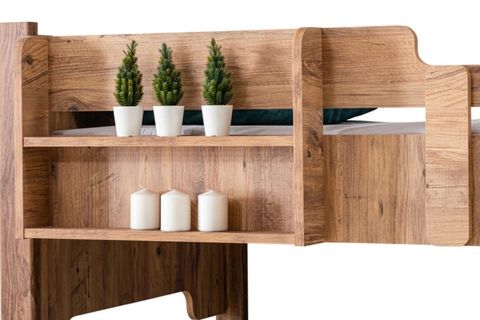 AVRASYA AYRILABİLİR RANZA, CEVİZ, 90X200