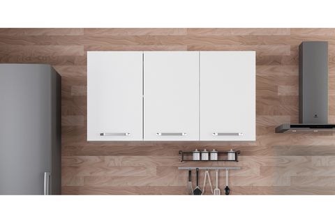 MİNAR 135 CM MUTFAK DOLABI BEYAZ 135-B1-ÜST MODÜL