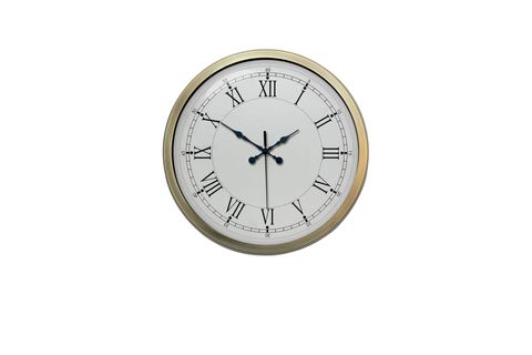 RETRO MODERN ROMA RAKAMLI METAL DUVAR SAATİ 40 CM