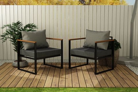 WOODESK NATURE TEKLİ BAHÇE SETİ, GRİ, CPT5503-70