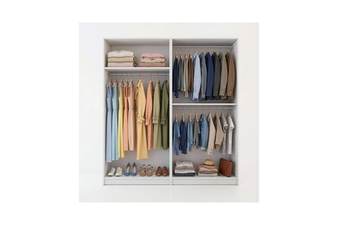 DEKOREX GARDIROP, BEYAZ, 4 KAPAKLI, MNT411