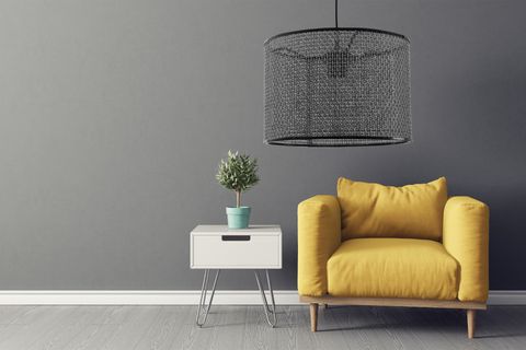 WİCKER HASIR SARKIT AVİZE, SİYAH