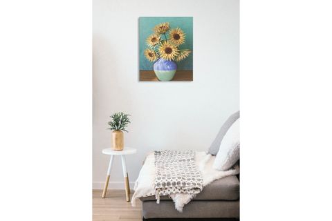 WALLERİTY PAPATYA YAĞLI BOYA DEKORATİF KANVAS TABLO, 30X40