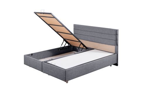 SOFİA BAZA BAŞLIK LETTO YATAK SETİ, GRİ, 150X200