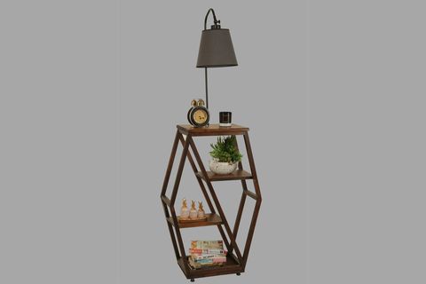 ASOS CEVİZ LAMBADER PRAMİT KOYU GRİ ABAJURLU