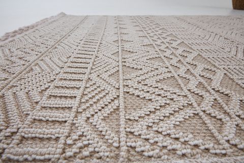 4K INFİNİTY COLLECTİON MODERN MAKİNE HALISI 14, BEİGE, 80X150 CM