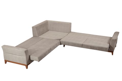 CROSBY ÇİFT BAZALI KÖŞE KOLTUK, KREM, SOL KÖŞE