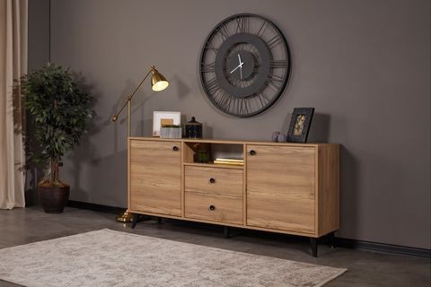 ETİ YEMEK ODASI TAKIM SABİT MASA  KONSOL  4 SANDALYE