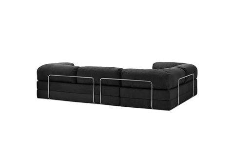 LEGOM MODÜLER YATAKLI AKTİVİTE KÖŞE KOLTUK SİYAH, 200X300