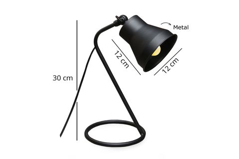 HOMİNG BASİC MASA LAMBASI, METAL, SİYAH, AYD3031
