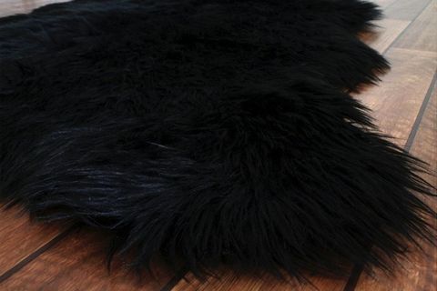 TAPPETO KUZU POSTU, SİYAH, 70X100