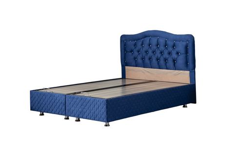 ŞAH NEW BAZA BAŞLIK VE ORTHOSOFT YATAK SETİ, LACİVERT, 180X200
