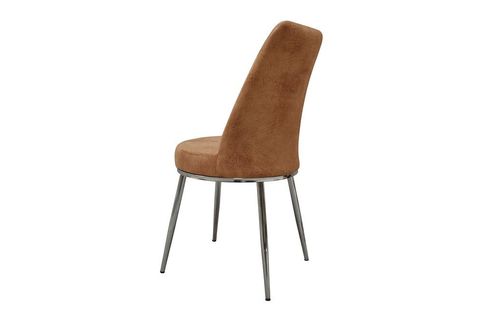 LİNE MUTFAK SANDALYESİ KROM AYAK LACİVERT