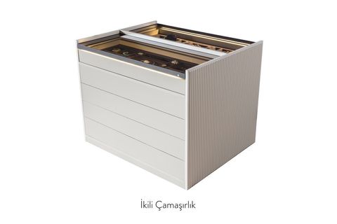 PUZZLE MODÜLER GARDIROP, BEJ