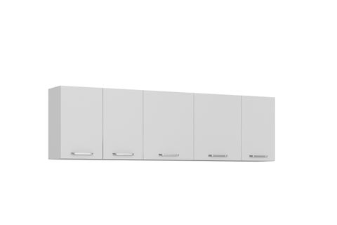 MİNAR 255 CM MUTFAK DOLABI BEYAZ 255-B1-ÜST MODÜL