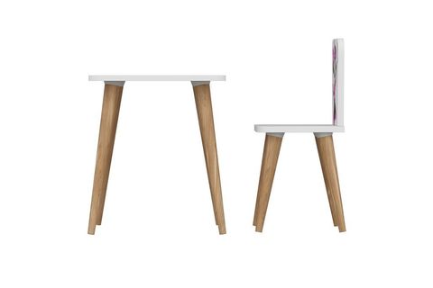 DECORAİR KERAS ÇOCUK AKTİVİTE MASA SANDALYE TEK KİŞİ KIZ