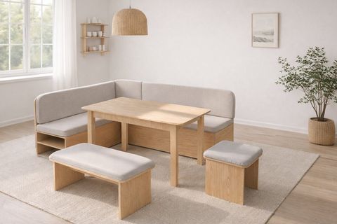 CASİA SANDIKLI MUTFAK KÖŞE MASA TAKIMI