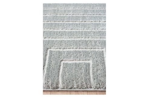 BAMBU DOKULU MODERN SIK DOKUMA YOLLUK MAKİNE HALISI, GRİ, 120X300, 597A