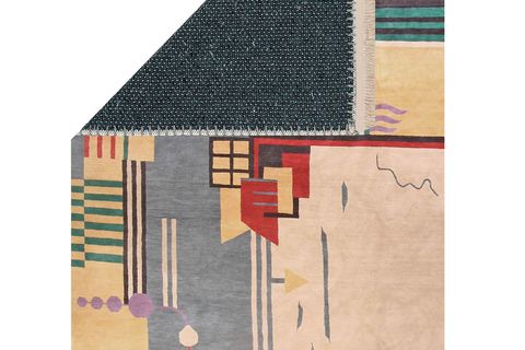 KARMA BASKILI DOKUMA TABAN HALI, 127 YNG, 120X180 CM