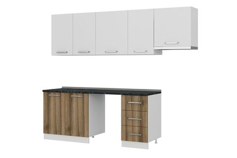 MİNAR 255 CM MUTFAK DOLABI BEYAZ DORE 255 D12
