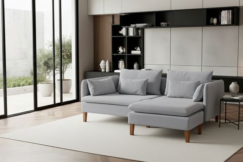 BUDAPEST MODÜLER MİNİ KÖŞE KOLTUK, GRİ