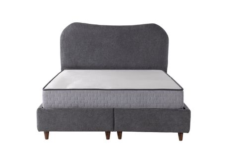 LUNA TREND BAZA VE BAŞLIK SETİ, GRİ, 180X200