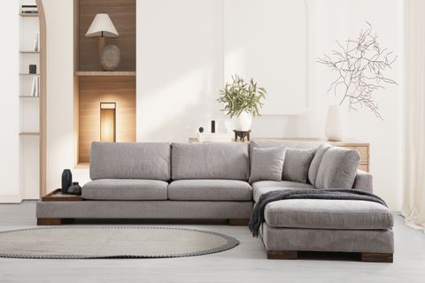 TULİP PUF, ŞÖNİL, GRİ