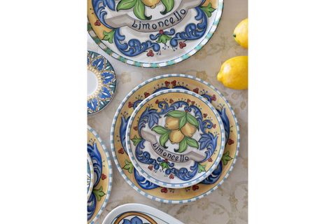THE MİA LİMONCELLO PASTA TABAĞI 6LI SET 19 CM