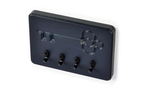 ANTRASİT AHŞAP MİNİ ANAHTAR ASKISI, ANTRASİT