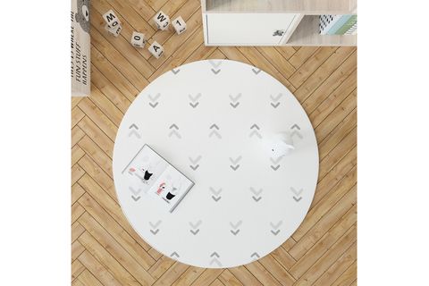 PARİA HOME ÇOCUK ODASI HALISI, GRİ MİNİK KALP, 150X150