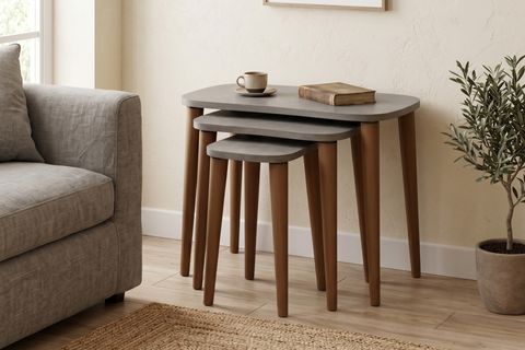FORM ZİGON SEHPA, BETON DESEN