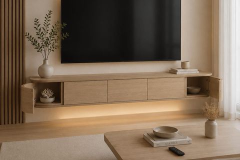 VUKKA MDF KAPLAMA TV SEHPASI, 180 CM