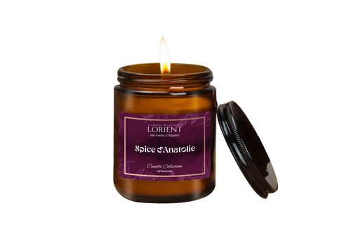 LORİENT SPICE ANATOLIE TARÇIN ZENCEFİL KAVANOZ SOYA MUM, 200 GR