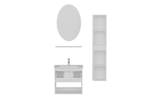 VERA BANYO DOLABI AS2K1Ç130, BEYAZ, 65CM