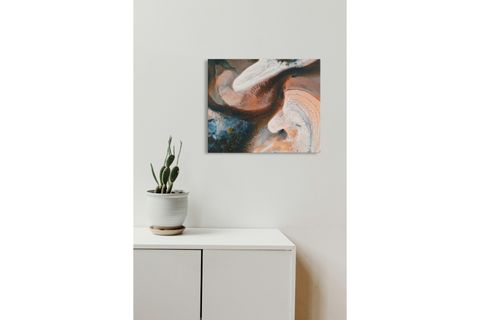 WALLERİTY SOYUT RESİM DEKORATİF KANVAS TABLO, 30X40