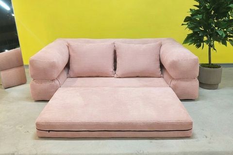 KATLANIR YATAK ÇOK FONKSİYONLU KOLTUK, PEMBE