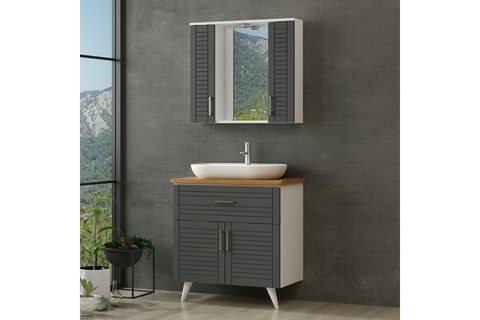 VERA BANYO DOLABI AY2K1Ç201, ANTRASİT, 85CM