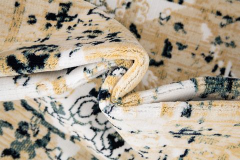 ETHNIC DOKUMA MAKINE HALISI, YUVARLAK, KREM, 160X160, 1920KR