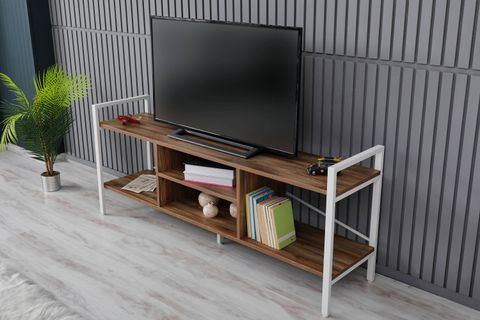 ARPELİA TV SEHPASI, BEYAZ RİCHMOND, 160 CM
