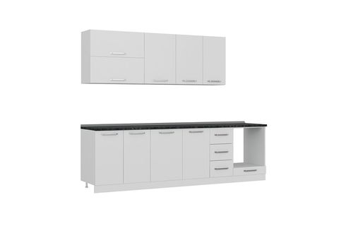 MİNAR VİOLA 275 CM MUTFAK DOLABI BEYAZ 275-B3