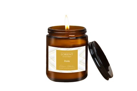 LORİENT ETOILE VANİLYA BAHARAT KAVANOZ SOYA MUM, 100 GR