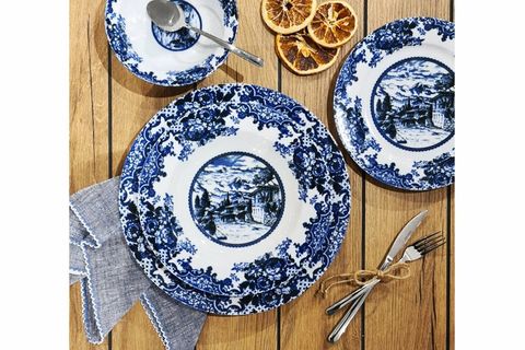 PORLAND FLORANSA 24 PARÇA 6 KİŞİLİK YEMEK TAKIMI