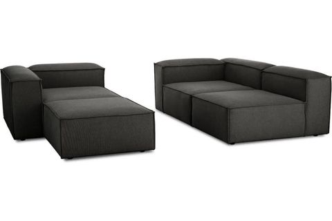 LENA KETEN MODÜLER KÖŞE KOLTUK, ANTRASİT