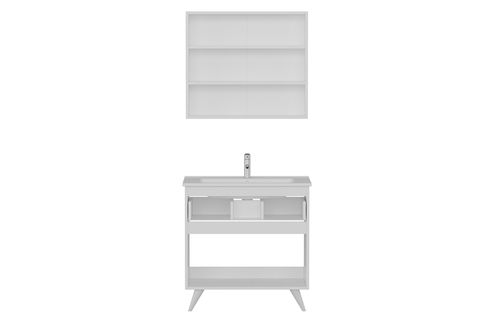 NİKA BANYO DOLABI 85CM AY2K1Ç 2K2A ETJ BEYAZ