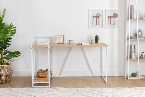 LİSSA KÖŞE ÇALIŞMA MASASI, SAFİR MEŞE BEYAZ