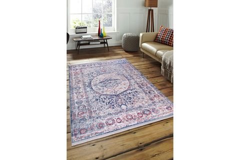 ASSOS PAMUK DOKUMA HALI 1733, YIKANABİLİR, MULTİ, 100X300