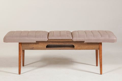 Sembol Açılır Sırtlı Bench Ceviz Taş