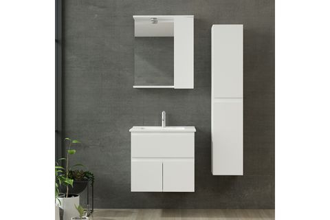NİKA BANYO DOLABI AS2K1Ç64, BEYAZ, 65 CM